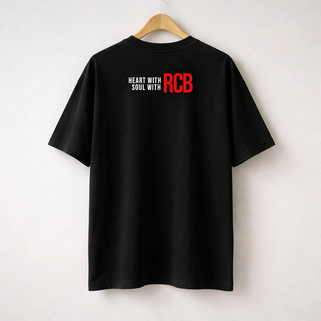 Virat Kohli God’s Plan Oversized Black T-Shirt